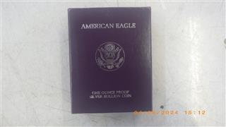 1989 S American Eagle Silver Dollar 1 OZ Proof